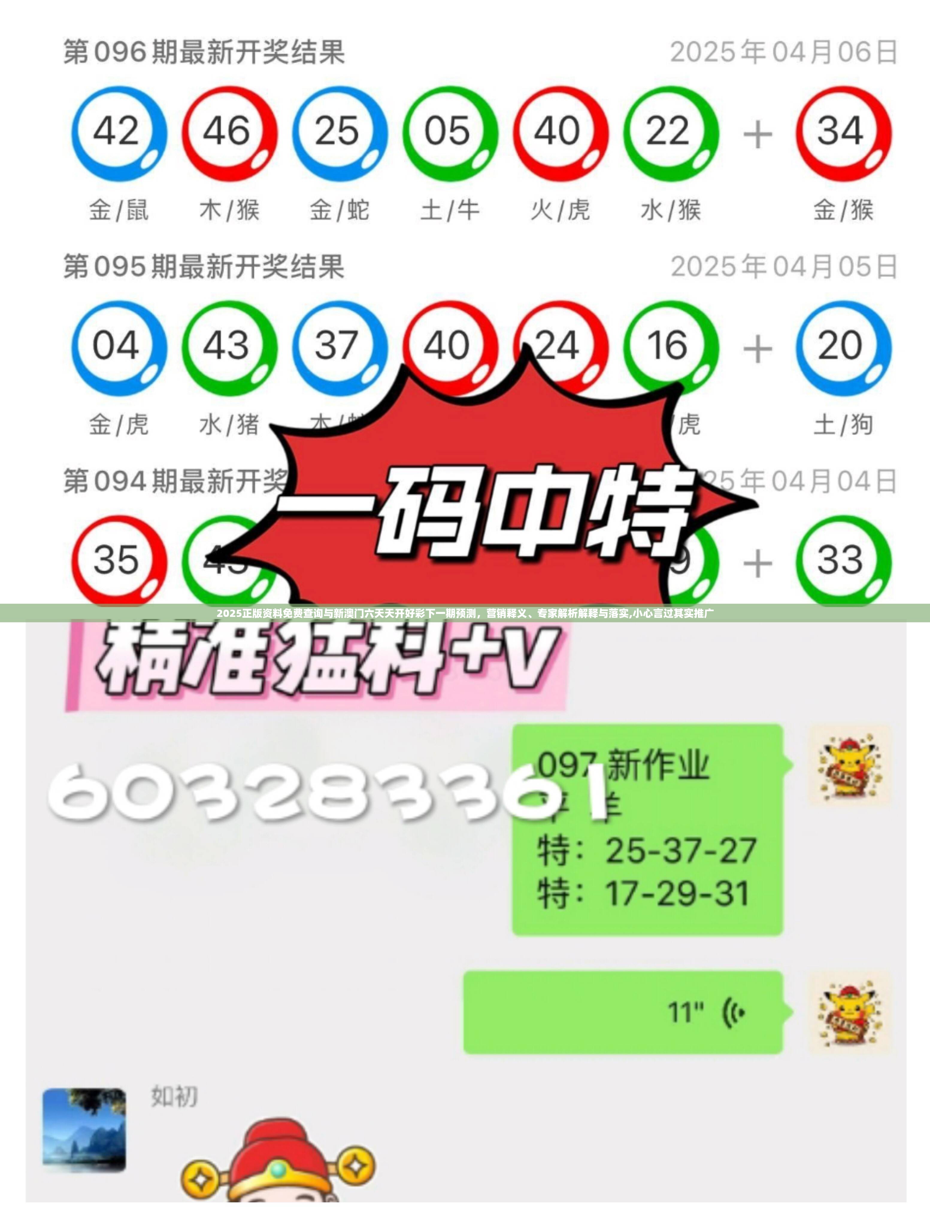 2025正版资料免费查询与新澳门六天天开好彩下一期预测，营销释义、专家解析解释与落实,小心言过其实推广