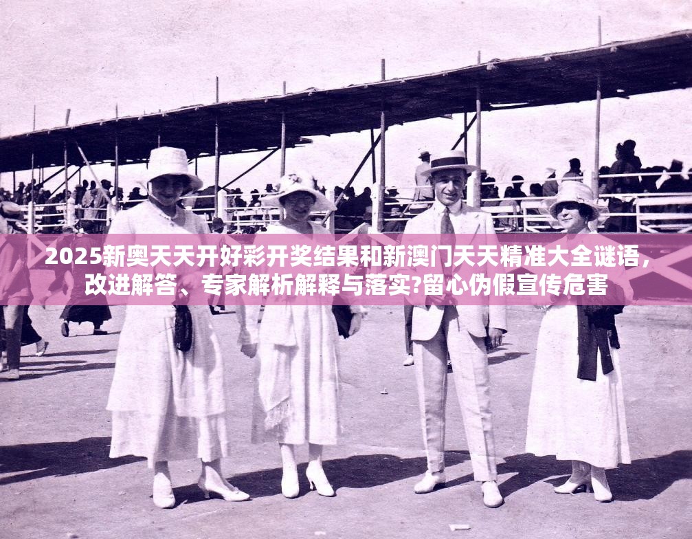 2025新奥天天开好彩开奖结果和新澳门天天精准大全谜语，改进解答、专家解析解释与落实?留心伪假宣传危害
