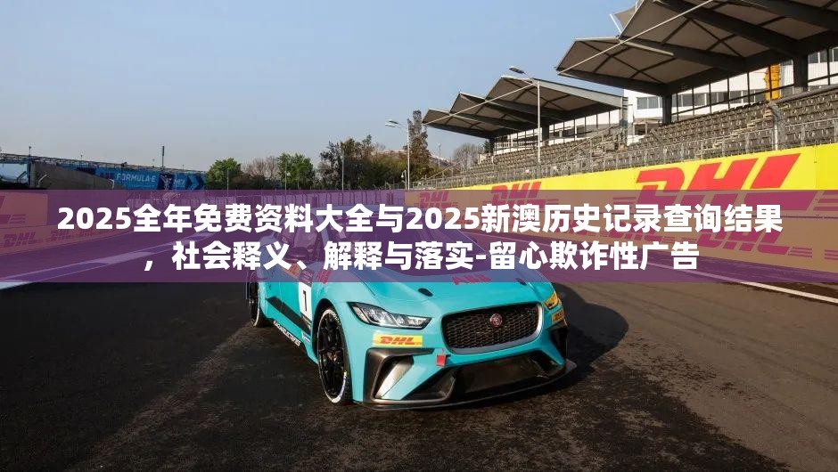 2025全年免费资料大全与2025新澳历史记录查询结果，社会释义、解释与落实-留心欺诈性广告