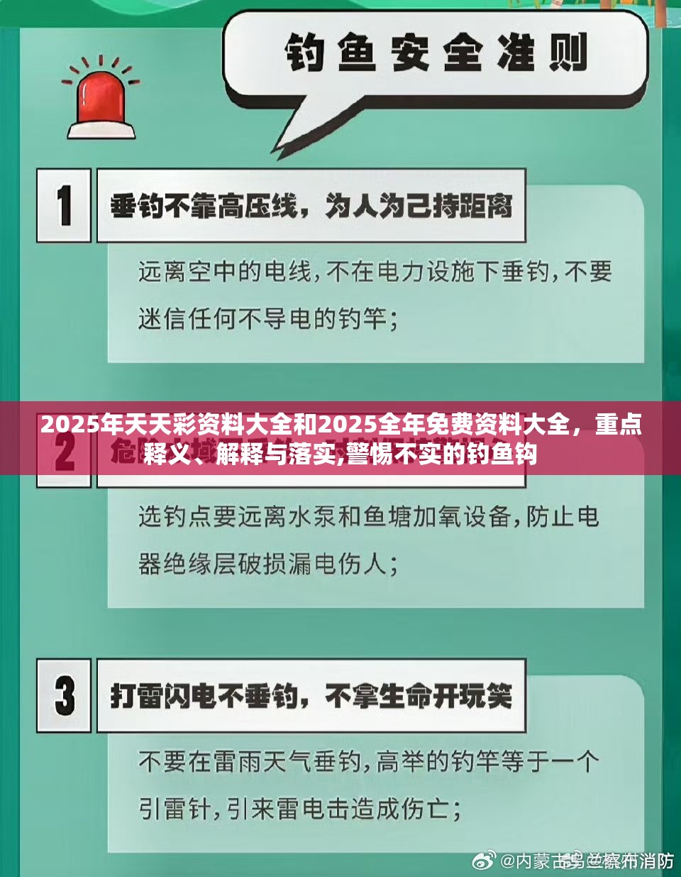 2025年天天彩资料大全和2025全年免费资料大全，重点释义、解释与落实,警惕不实的钓鱼钩
