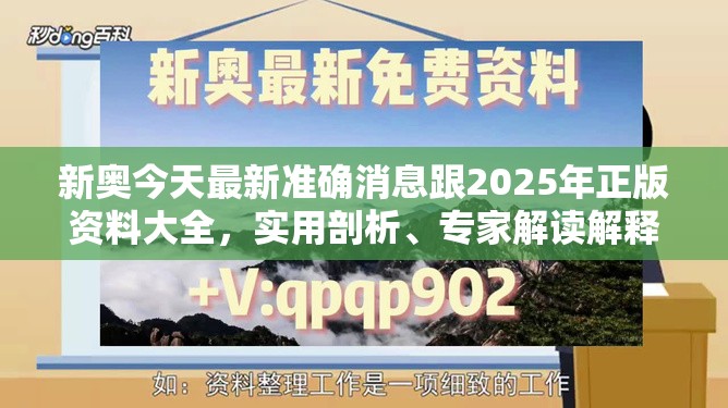 新奥今天最新准确消息跟2025年正版资料大全，实用剖析、专家解读解释与落实?